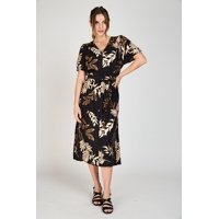 Vestido Tere Estampado Woman By Eclipse Negro S