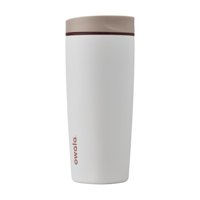 Vaso De Café Owala Smoothsip Slider, Aislante, 590 Ml, Color Marrón Y Blanco