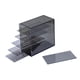thumbnail image 2 of Caja De Almacenamiento De Pestañas, Práctica Herramienta Transparente Para Injerto De Pestañas Para Tocador, Color Negro, 2 of 5