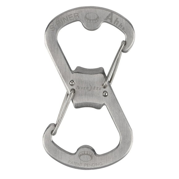 Ahhh...™ Stainless Bottle Opener Llavero Gris