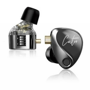 Audífonos Kz Castor Improved Bass + Espumas + Estuche.
