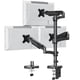 thumbnail image 1 of Soporte de triple monitor ErgoFocus para pantallas de 13 a 32 pulgadas y 8 kg, 1 of 8