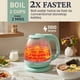 thumbnail image 4 of Hervidor de Agua Elite Gourmet 1 L Vidrio Menta BPA libre, 4 of 8