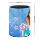 thumbnail image 2 of Como Nastya-theme Cylinder Pen Holder Pencil Organizer with Flannel Lining PVC Leather Material Cardboard Base for study work 10*8CM, 2 of 6