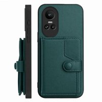 Foxdock Funda Para Oppo Reno 10 Pro Con Bloqueo Rfid - Diseño Elegante Con Cierre De Botón