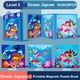 thumbnail image 1 of Montessori Kids Toys Magnetic Advance Educate Book 3-In-1 Fruit Animal Marine Dinosaur Cognitive Early Education Puzzle Play, 1 of 3