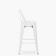 thumbnail image 3 of Taburete medio 66 Tolix Asiento metal c/resp Blanco, 3 of 5