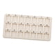 thumbnail image 5 of Alfombrilla antideslizante para cuentas, 21 cuadrículas rectangulares con compartimentos, almohadilla de esponja para cuentas, ideal para manualidades Beige, 5 of 5