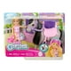 thumbnail image 3 of Actividades y Estimulación Bebé Barbie Chelsea Paseo en Pony Muñeca y Poni Gris 3 años+, 3 of 7