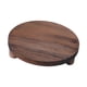 thumbnail image 4 of Bandeja De Madera Para Decoración, Redonda, De Madera, Para Postres, Velas, Hogar, Cocina, Marrón Oscuro, 4 of 5