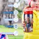 thumbnail image 5 of New York KnicksBotella de Agua con Tapa Pop Top de Un Toque, Acero Inoxidable, a Prueba de Fugas, para Deportes, Botella Infantil rosa 12 oz, 5 of 6