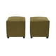thumbnail image 1 of Set Pouf Cali 1c Felpa 30 Verde Musgo, 1 of 5