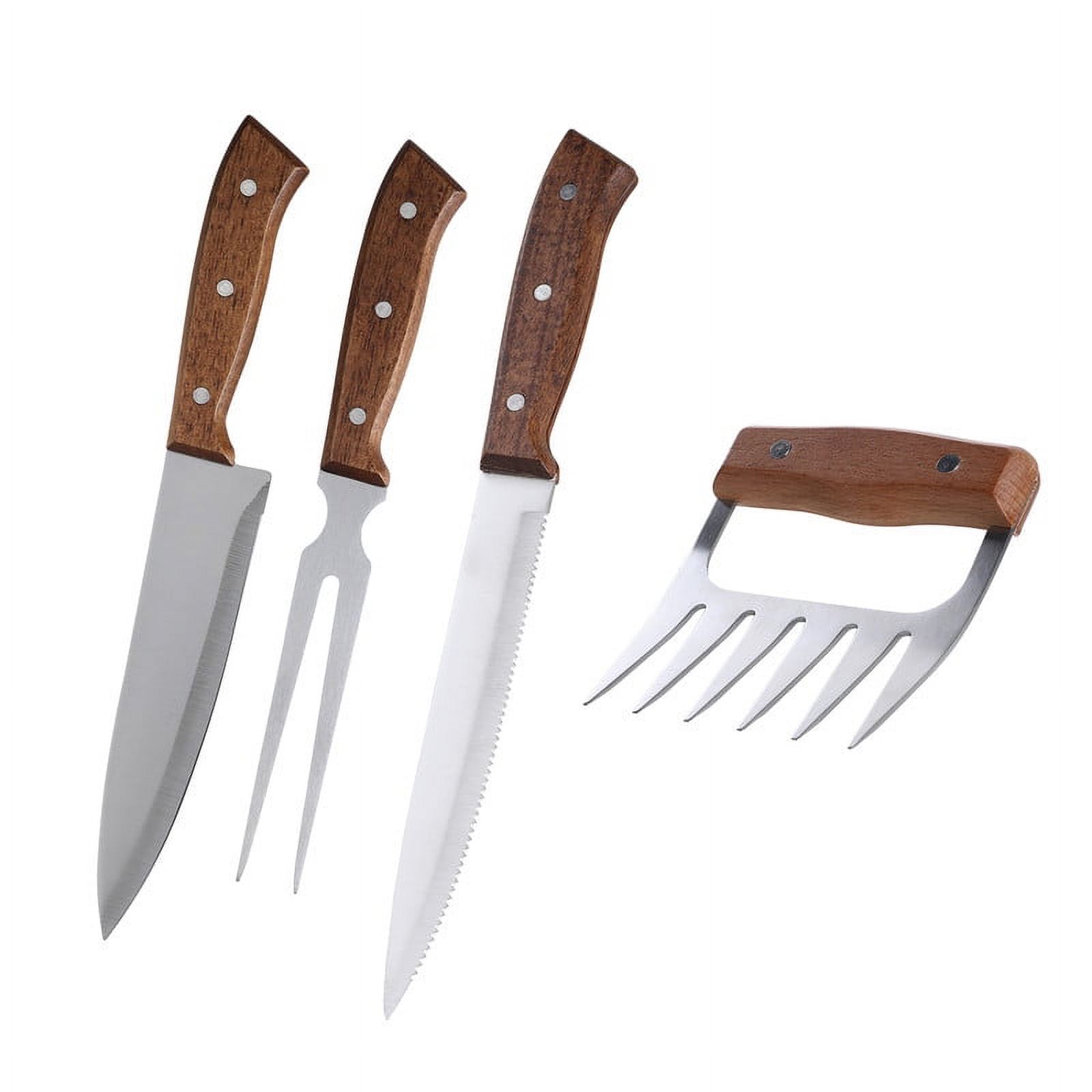 Set Parrilla 4 Piezas Acero Inoxidable Arthome Par07