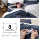 thumbnail image 5 of Juego de fundas de edredón Bedsure, tamaño king, 3 piezas, prelavadas, 5 of 9