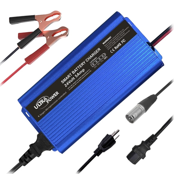 Cargador De Batería Ultrapower Cargador Inteligente De 24 V 5 A Para Automóvil Y Camión