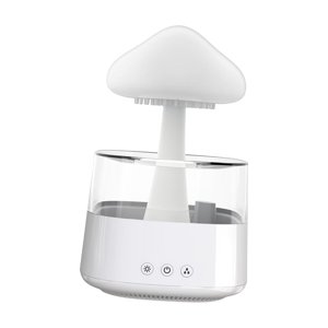Bothyi - Humidificador De Agua Por Goteo, Luz Ambiental Nocturna De 450Ml Para Dormitorio, Sala De Estudio, Blanco