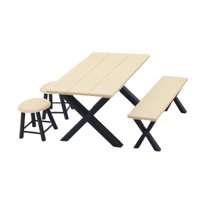 Magideal - Juego De Camping En Miniatura, Microbanco, Silla, Regalo De Cumpleaños, Decoración Para Casa De Muñecas A Escala 1/12 Para Jardín De Hadas, Maqueta De