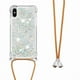 thumbnail image 1 of Funda FOXDOCK para iPhone X/Xs con Cuerda Ajustable, Brillo Líquido, Protección Antigolpes y Lente – Ideal para Regalo, 1 of 6