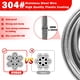 thumbnail image 3 of Candado VIVBOO de Cable de Acero Inoxidable 1/8" (2 unidades), 3 of 8