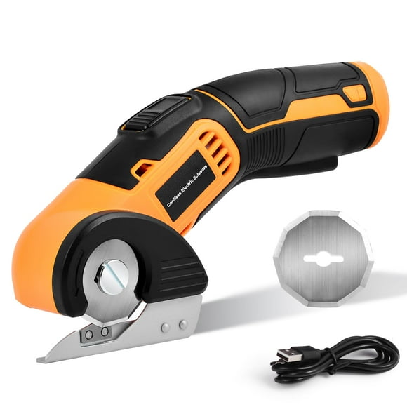 Tijeras Eléctricas Inalámbricas Jomeda Zlbosu 4V Luz LED Amarilla