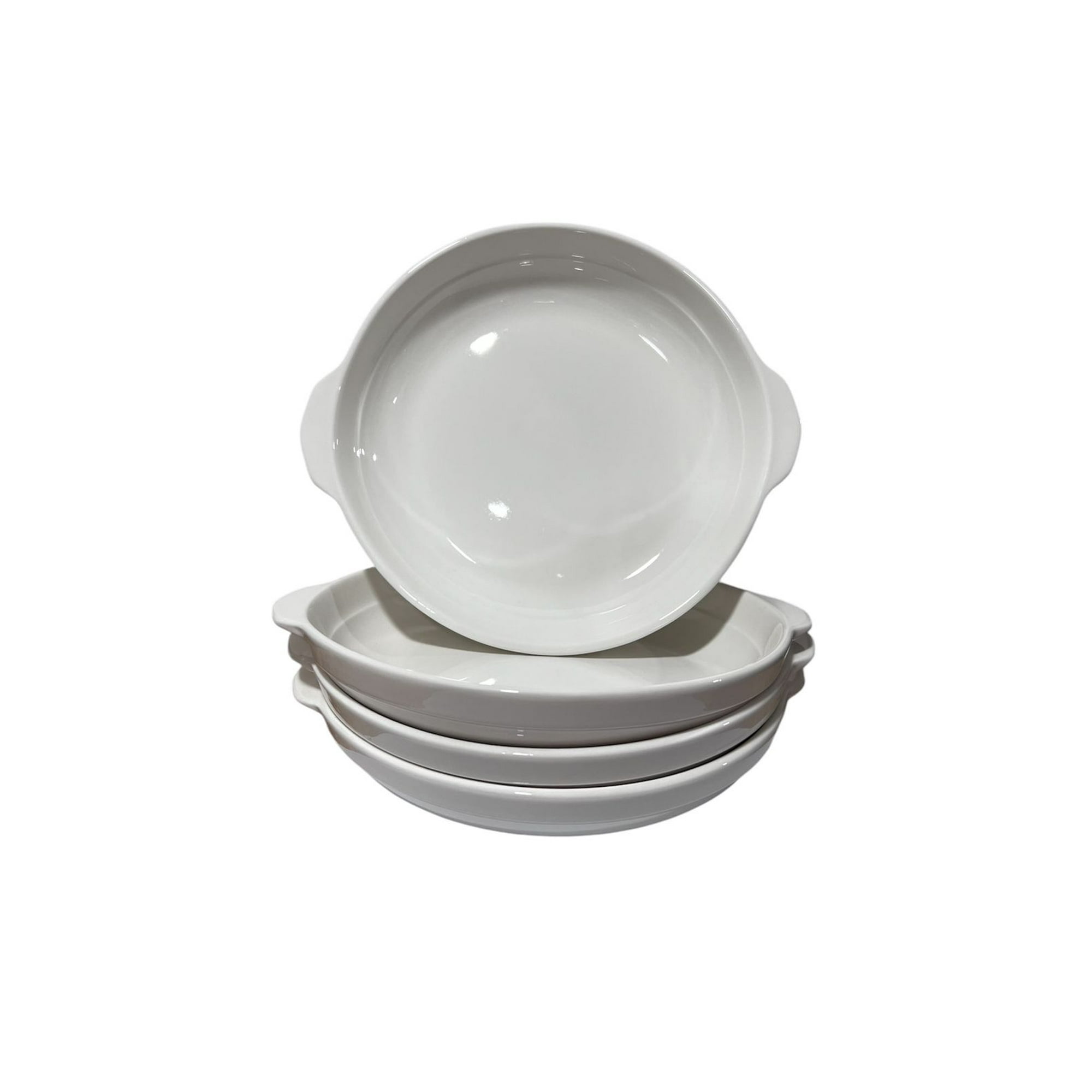 Oem - Pack 4 Plato Sopero Hondo Decorativo Asas Redondo Basico