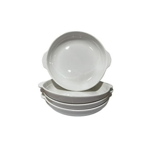 Oem - Pack 4 Plato Sopero Hondo Decorativo Asas Redondo Basico