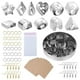thumbnail image 1 of 1set Polymer Clay Cutters, Clay Earring Cutters Molds With Earring Hooks For Baking Tool, Jewelry Pendant Making, Ceramic Craft, DIY Gift, Fondant Art, 1 of 5