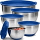 thumbnail image 1 of Tazones de Mezcla Priority Chef 1.5‑7 L Azul con Tapas Herméticas, 1 of 7
