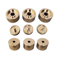 Bothyi - Piezas De Reparación De Tapas De Válvula De Trompetas, Latón Para Mejorar La Reparación Del Sonido