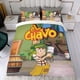 thumbnail image 4 of El Chavo del Ocho Conjunto de sábanas temático, trío de piezas, cómodo y amigable con la piel, diseño único, regalo de decoración para el hogar para familiares, amigos y fans,140cm *210cm, 4 of 6