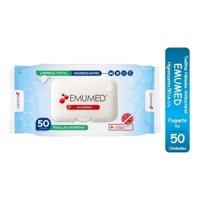 Emuchile - Emumed Toallitas Antibacterianas 50 Hojas Emu