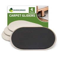 Deslizadores Para Muebles Covercorner 24 Cm Para Alfombra 4 Piezas