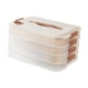 thumbnail image 4 of Contenedor De Almacenamiento De Alimentos Con Asas Y Tapas Para Pasta De Bocadillos De Carne De Cuatro Capas, 4 of 5