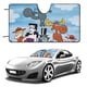 thumbnail image 1 of El Show de Rocky y Bullwinkle Parasol para Parabrisas Delantero Protector Plegable, Visera Solar para Auto Bloquea Rayos UV Mantiene tu Vehículo Fresco 130cm*70cm, 1 of 6