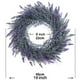 thumbnail image 2 of 1pc, Lavender Wreath For Front Door Decor(18"), Artificial Summer Wreath, All Seasons Farmhouse Wall Window Wedding Indoor And Outdoor Spring Home Decor, Creative Small Gift, Holiday Accessory, Birthd, 2 of 5