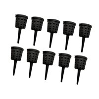 Magideal - 10 Piezas De Fertilizante Cesta De Fertilizante Contenedor De Fertilizante Pot Portátil Portable Bonsai Caja De Fertilizantes Con Tapa Para Habitación