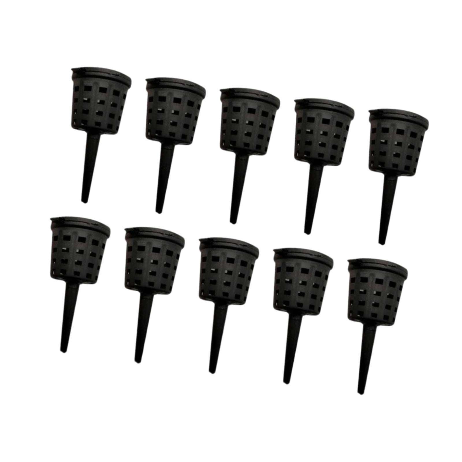 Magideal - 10 Piezas De Fertilizante Cesta De Fertilizante Contenedor De Fertilizante Pot Portátil Portable Bonsai Caja De Fertilizantes Con Tapa Para Habitación