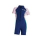 thumbnail image 4 of Traje De Baño Corto Deportivo Para Niñas, Traje De Buceo Para Vela, Piragüismo, Snorkel, Azul, Mediano, 4 of 5