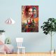 thumbnail image 4 of Descendientes: El Ascenso de Red Cuadro decorativo colgante - Arte de pared - Póster enmarcado - Decoración de pared - Regalos para familia, amigos y aficionados 40*60 cm, 4 of 6