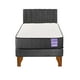 thumbnail image 1 of Cama Europea 1,5 Plaza + Respaldo Tubular Madera Gris, 1 of 6