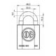 thumbnail image 3 of Candado Odis 840 40mm - Acero, 3 of 3