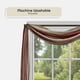 thumbnail image 3 of Bufanda ACHIM Sheer Burgundy para ventana, 127 x 366 cm, poliéster, 3 of 6