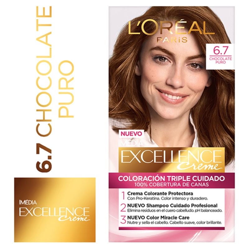 Excellence - Coloración 6.7 Chocolate Puro