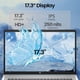thumbnail image 2 of Ordenador portátil HP de 17,3 pulgadas, edición 2026, Intel i3 8C, 8 GB de RAM, 256 GB, SSD W11, 2 of 9