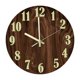 thumbnail image 1 of Reloj De Pared Luminoso Acrílico Moderno 12 '' Resplandor Silencioso En Reloj Oscuro Decoración Para El Hogar A, 1 of 5