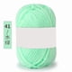 thumbnail image 1 of Xiao Hua Hilo de ganchillo verde claro, 2 ovillos de 25 gramos cada uno. Hilo suave hecho a mano, ideal para principiantes y adultos. Perfecto para tejer suéteres y fundas de almohada decorativas., 1 of 3