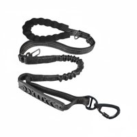 Xusx111 - Bungee Correa Para Perros Grandes Que Tiran, Sin Tirar Correa De Perro Amortiguador, Pesado 6.2 Pies Enredo (Negro)