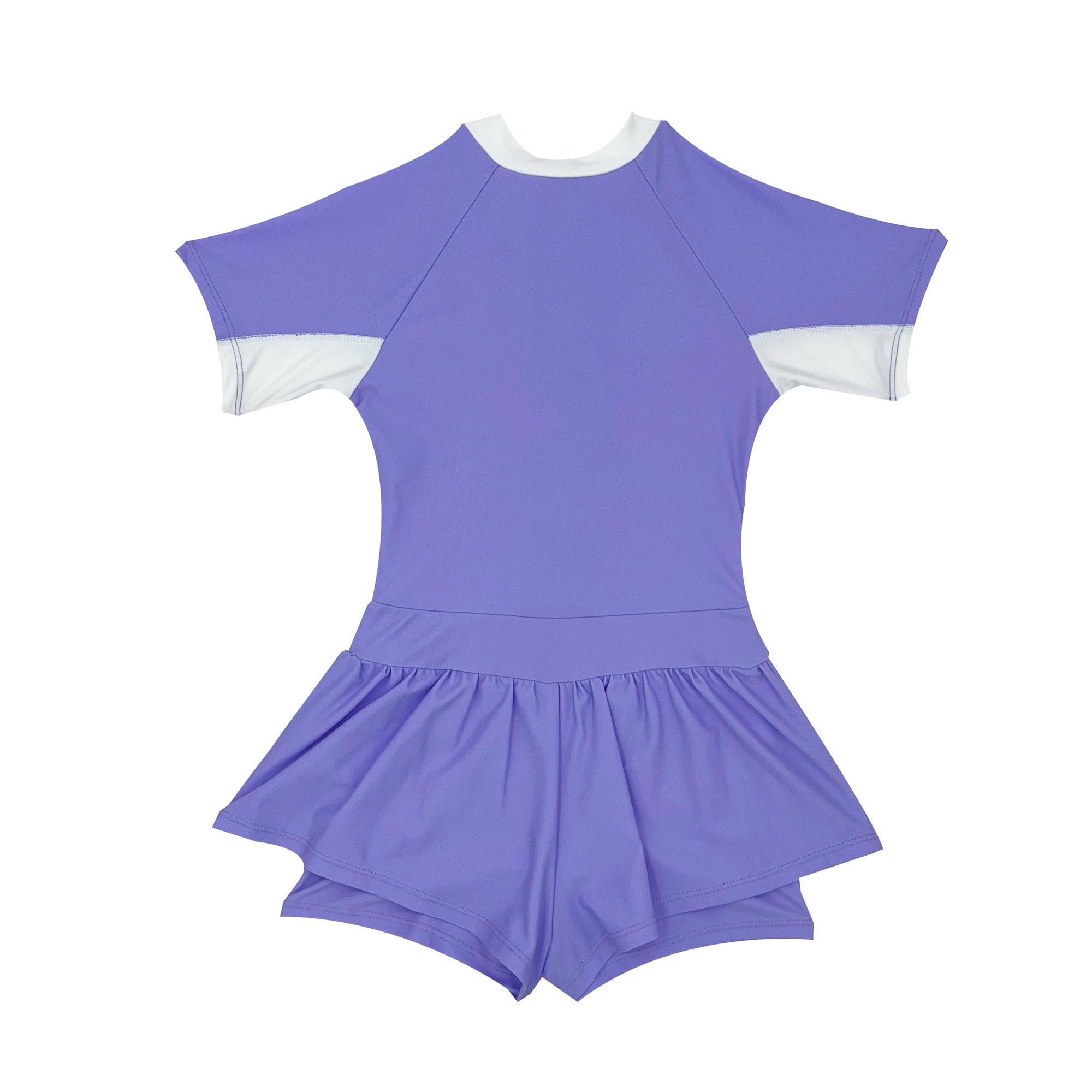 Samia - Traje De Baño Niña Con Falda Protección Uv Morado 6