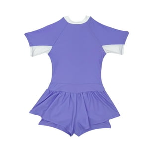 Samia - Traje De Baño Niña Con Falda Protección Uv Morado 6