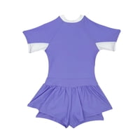 Samia - Traje De Baño Niña Con Falda Protección Uv Morado 6